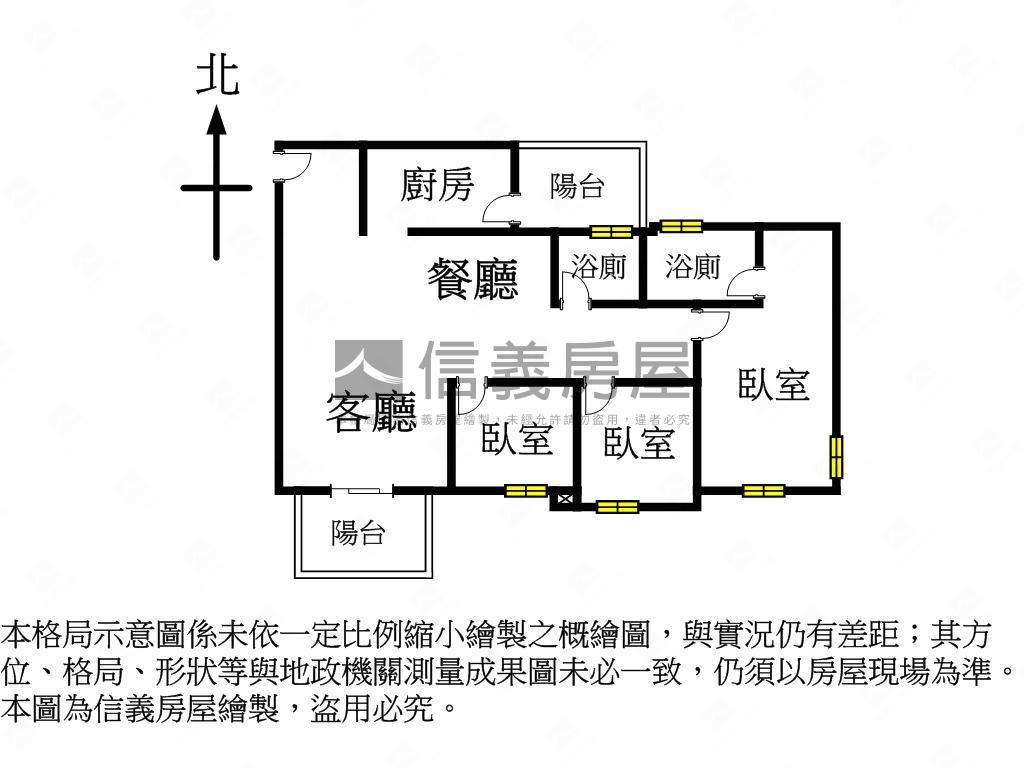 櫻花建設全新未住三房平車房屋室內格局與周邊環境