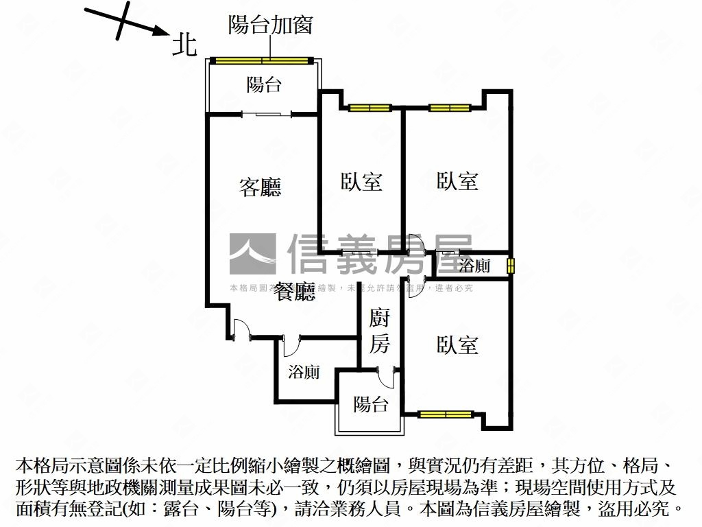 台北大鎮◆三房車位房屋室內格局與周邊環境