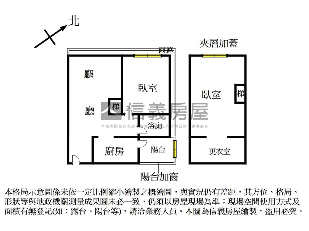 亞昕１０１三井溫馨美屋房屋室內格局與周邊環境