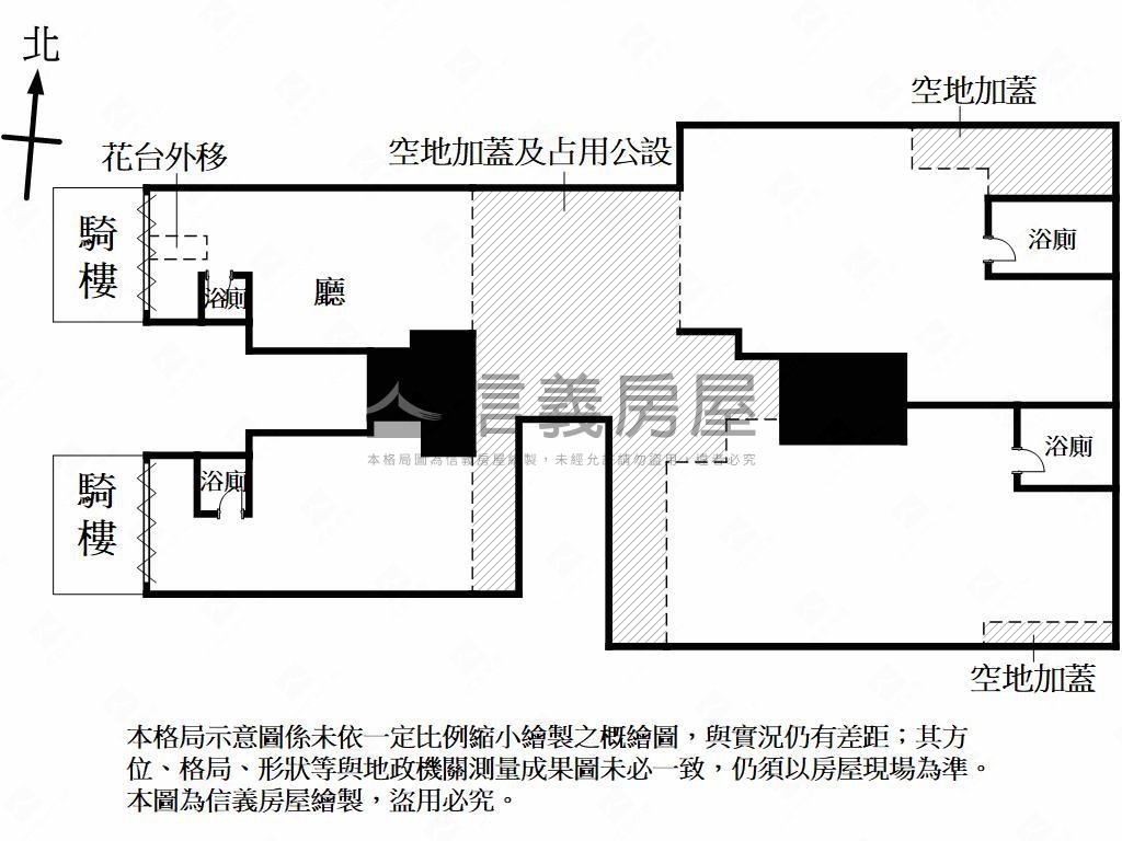 大坪數稀有面寬店面房屋室內格局與周邊環境