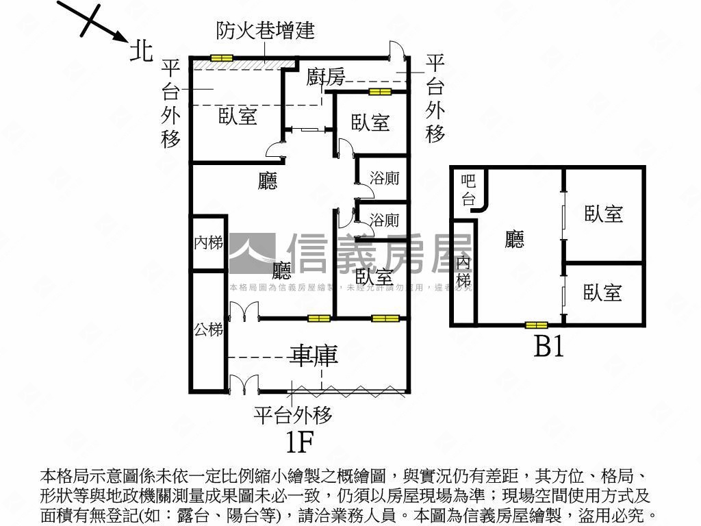 士東１樓大空間漂亮美宅房屋室內格局與周邊環境