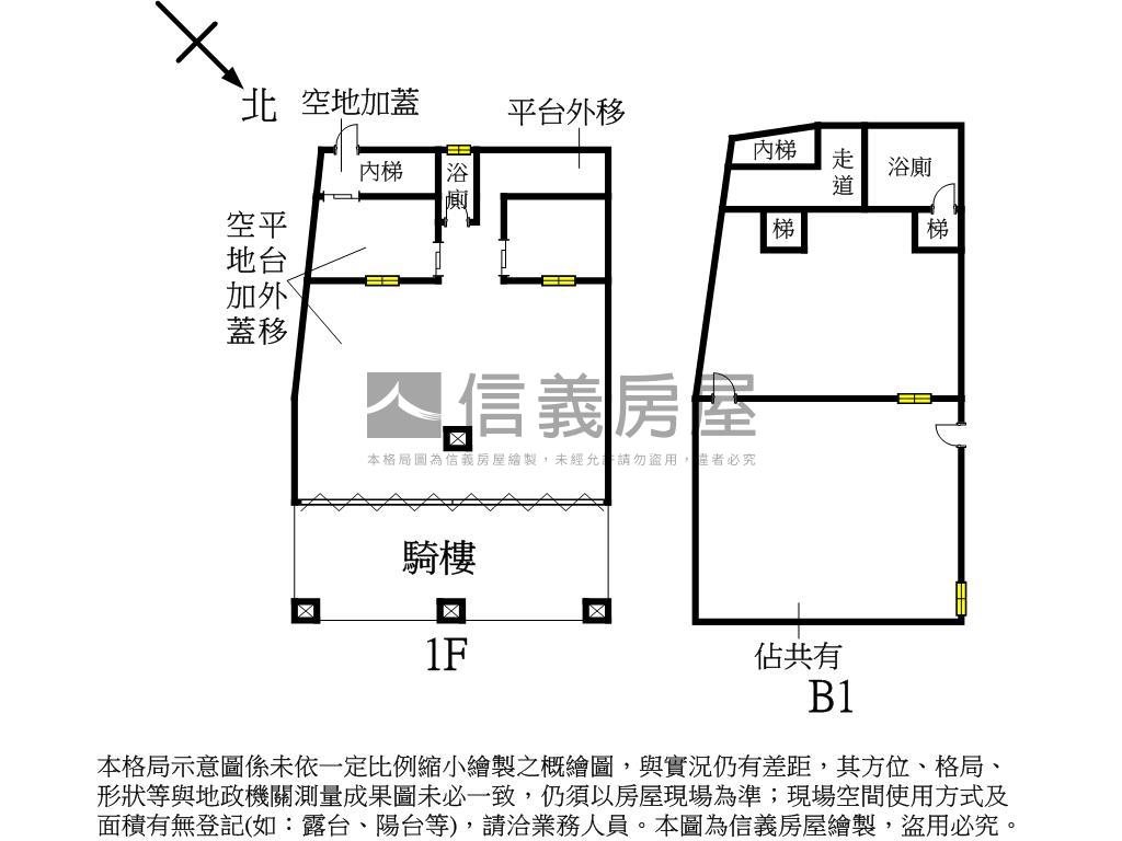 稀有大面寬金鑽店面房屋室內格局與周邊環境