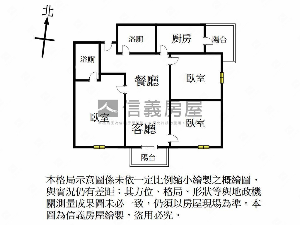 超強☆朝南景觀三房車位房屋室內格局與周邊環境