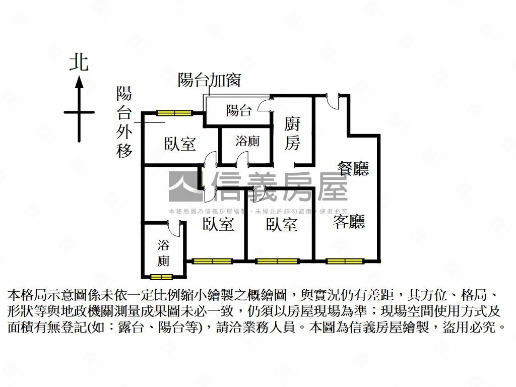 星都心住宅高樓美三房房屋室內格局與周邊環境
