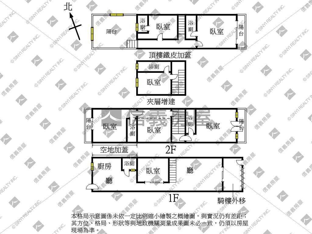 近大潤發大地坪整理透天房屋室內格局與周邊環境