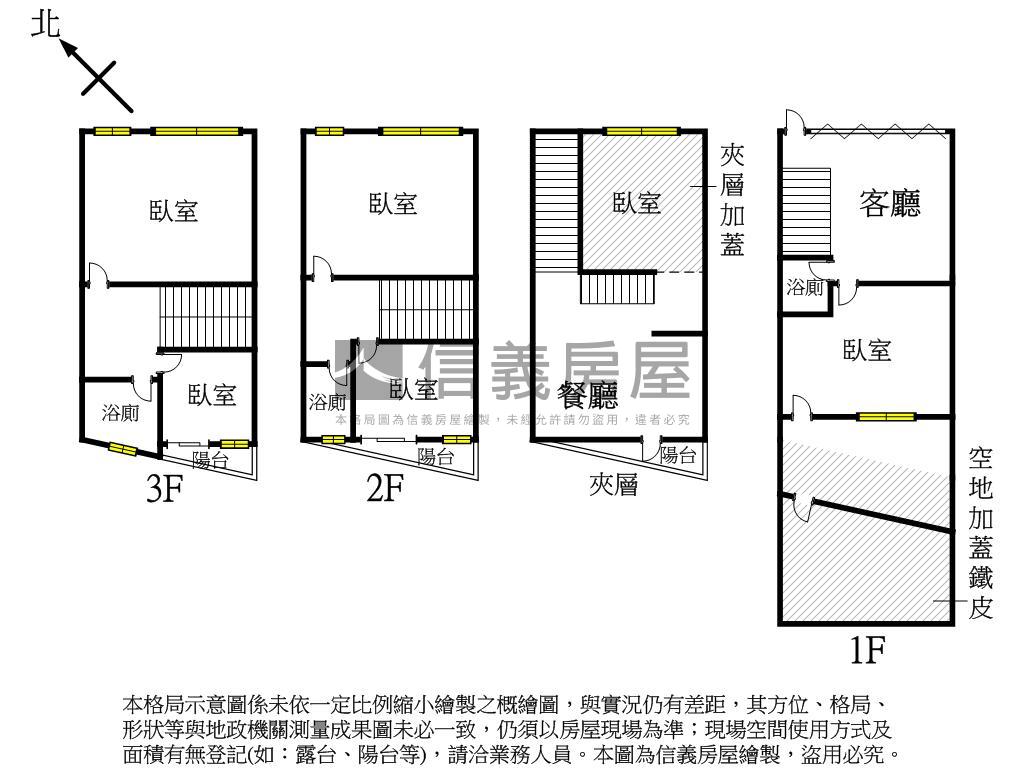 急售．近路竹車站採光透天房屋室內格局與周邊環境