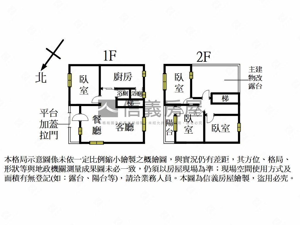 北大優美採光邊間透天房屋室內格局與周邊環境