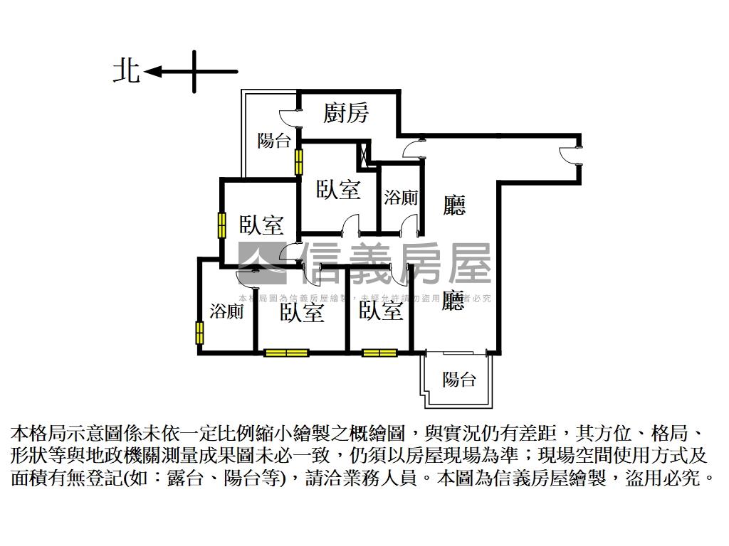亞昕淳白四房雙車位房屋室內格局與周邊環境