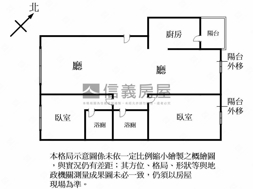永福路大兩房＋獨立車位房屋室內格局與周邊環境