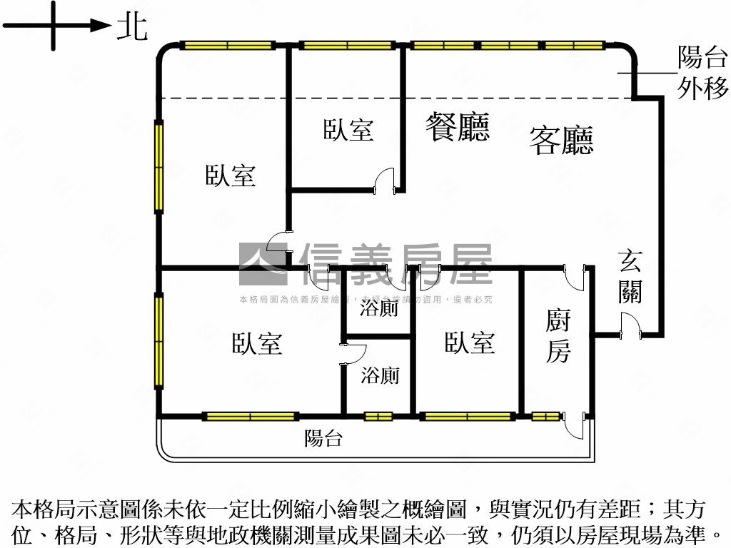 公園龍門附小管理華廈房屋室內格局與周邊環境