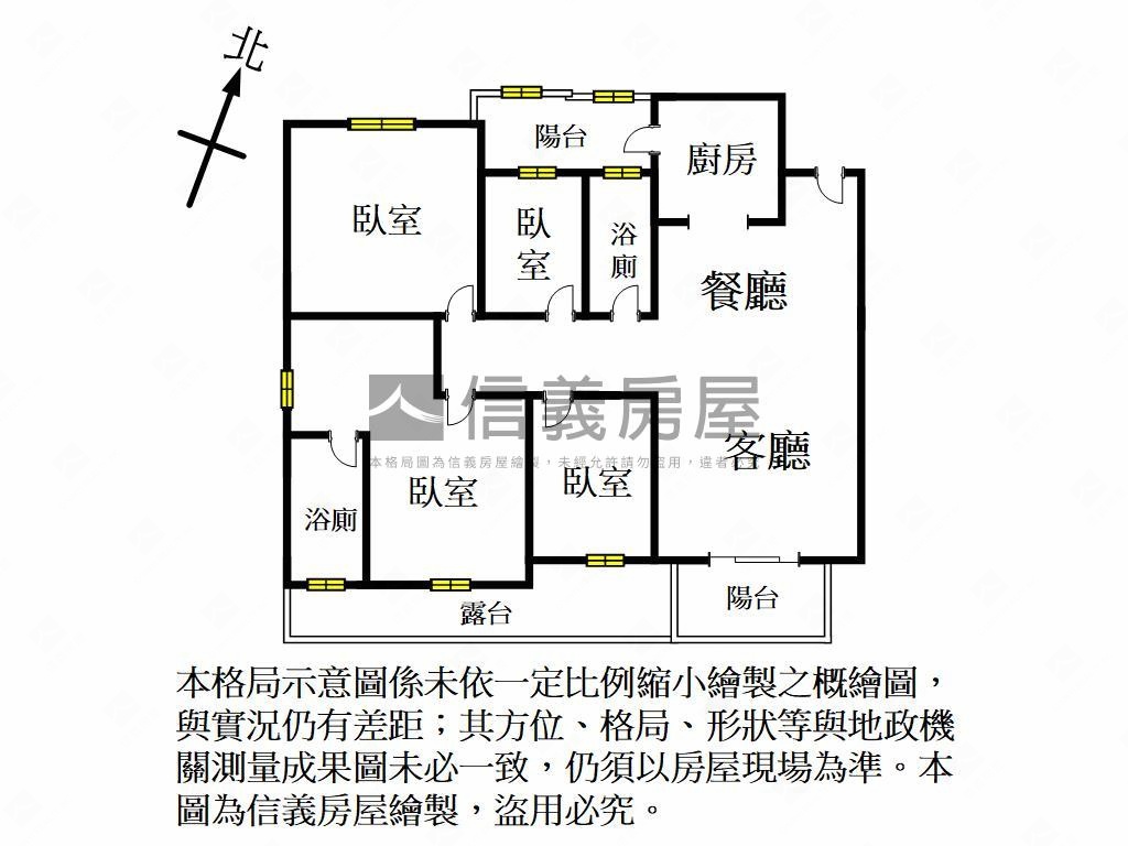 大湳典藏自然景觀露臺四房房屋室內格局與周邊環境