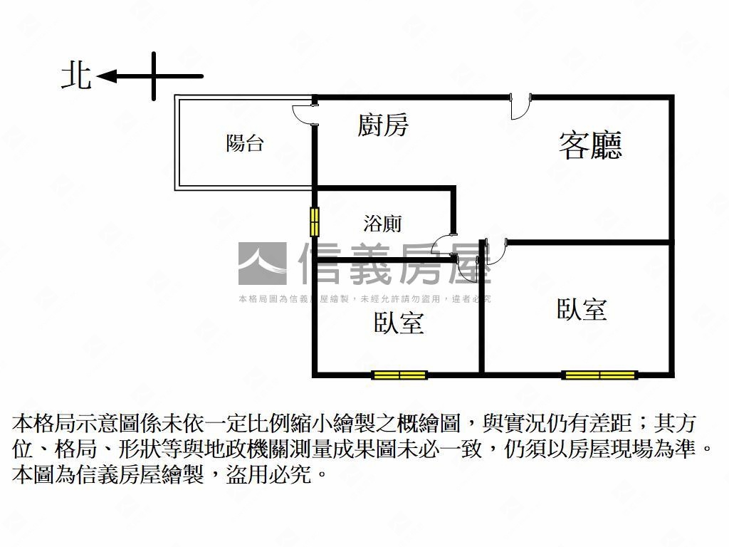 專陽明學區仰德喆兩房房屋室內格局與周邊環境