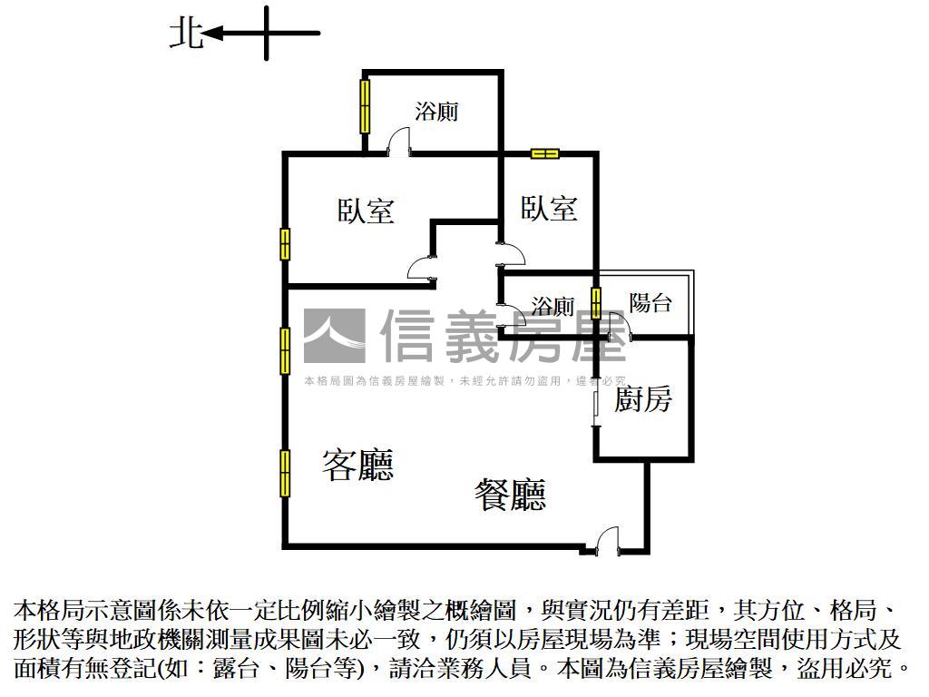 萌未來。視野兩房平車房屋室內格局與周邊環境