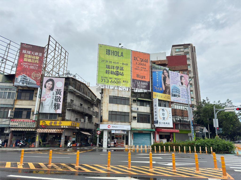 瑞隆正路三角窗金店面房屋室內格局與周邊環境