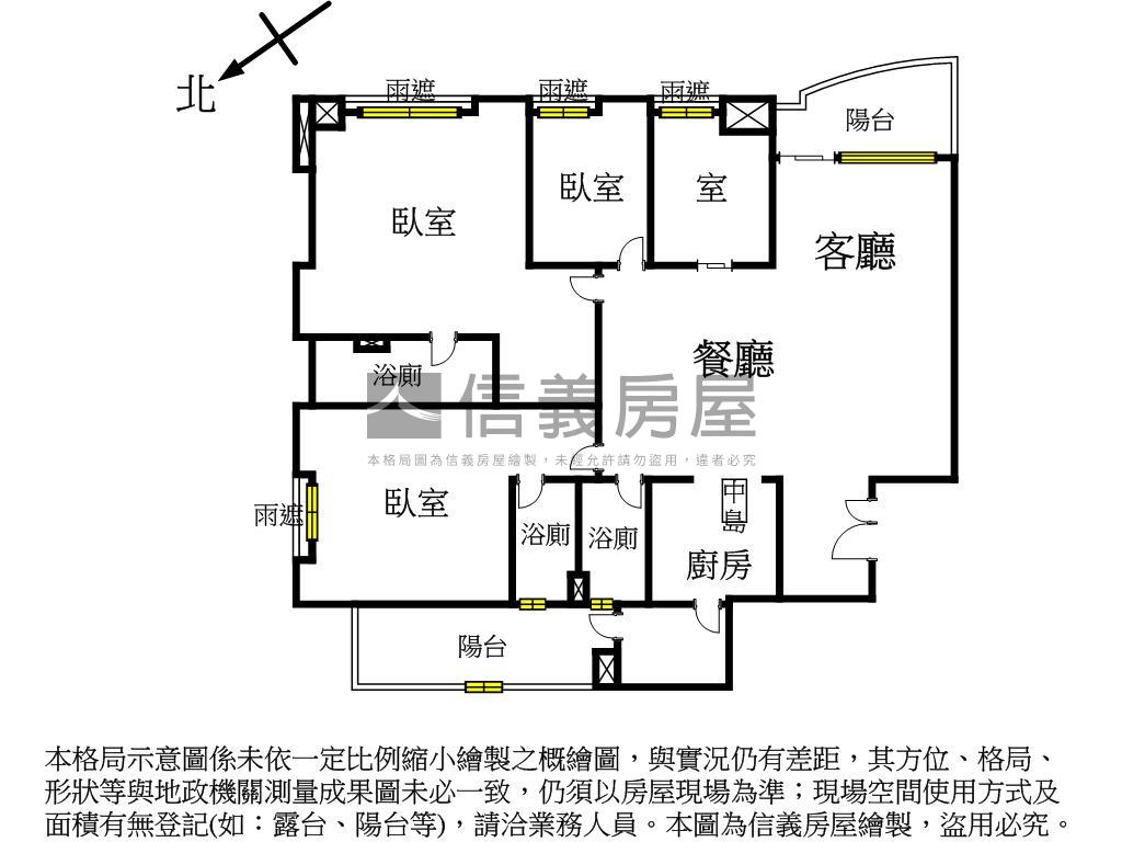 稀有釋出大未來邊間３房房屋室內格局與周邊環境