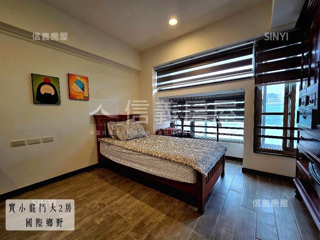 國際鄉野邊間大面窗２房房屋室內格局與周邊環境