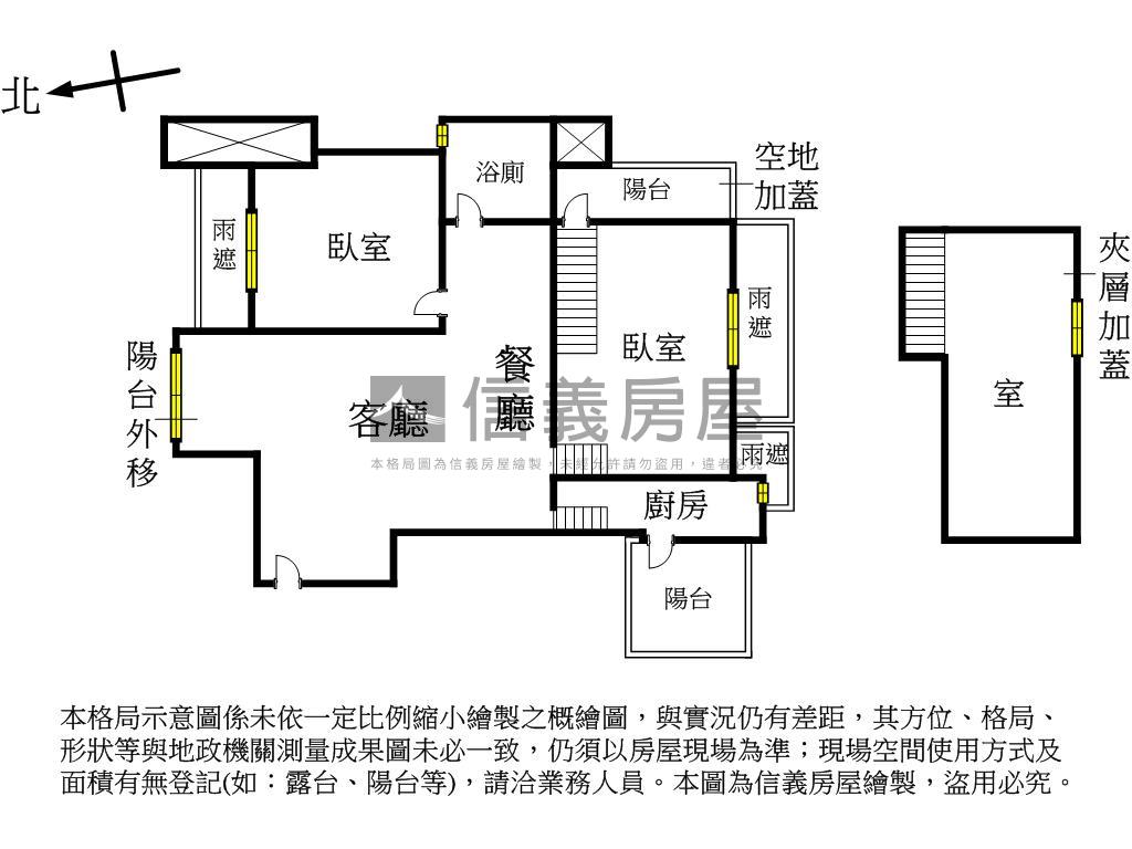 ＹＥＳ景安２＋１房附車位房屋室內格局與周邊環境