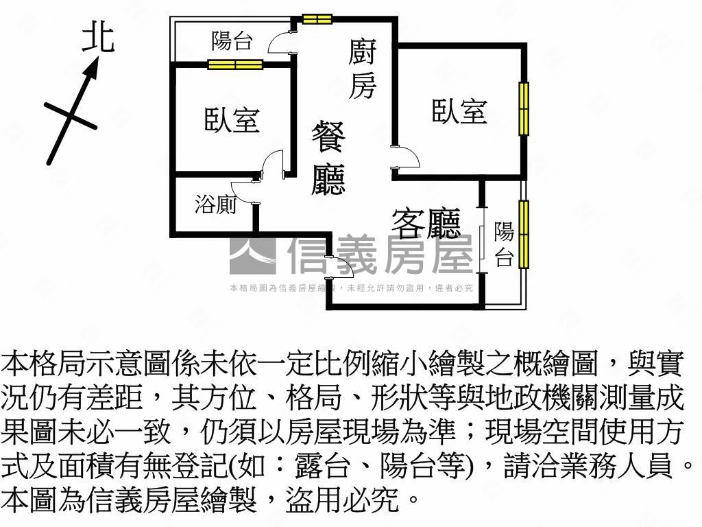 遠東風華◆高視野美兩房房屋室內格局與周邊環境
