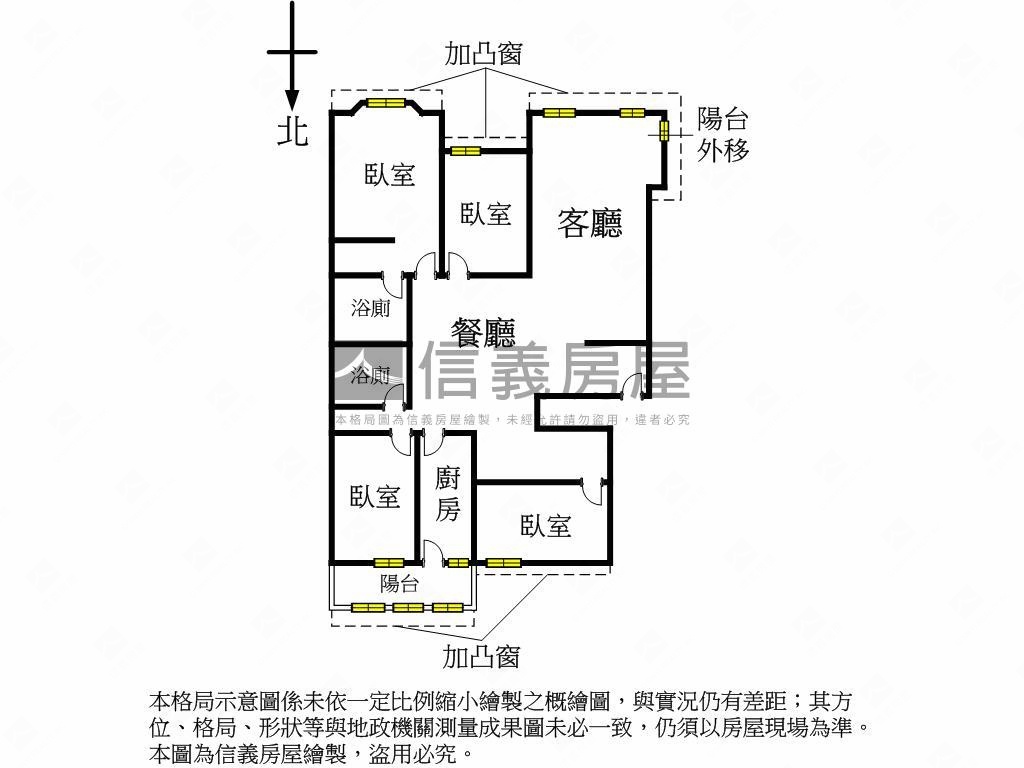 台北帝王精美四房房屋室內格局與周邊環境