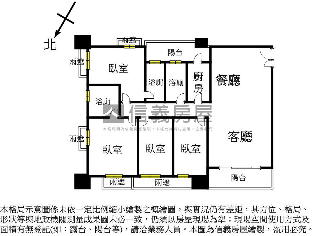 映象·靜謐時光·四房車位房屋室內格局與周邊環境