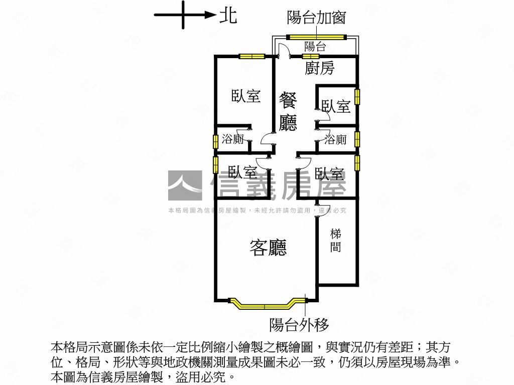 中山區一層一戶邊間美宅房屋室內格局與周邊環境