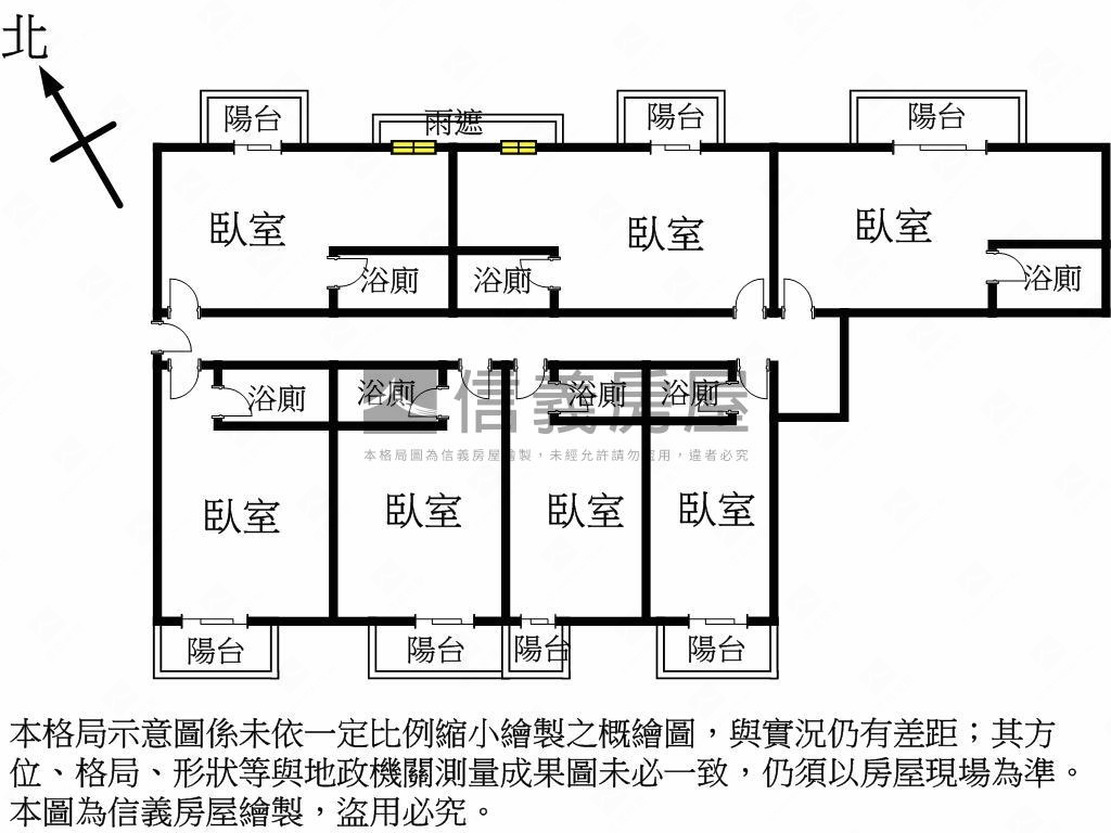 朝陽之星超強７套房屋室內格局與周邊環境