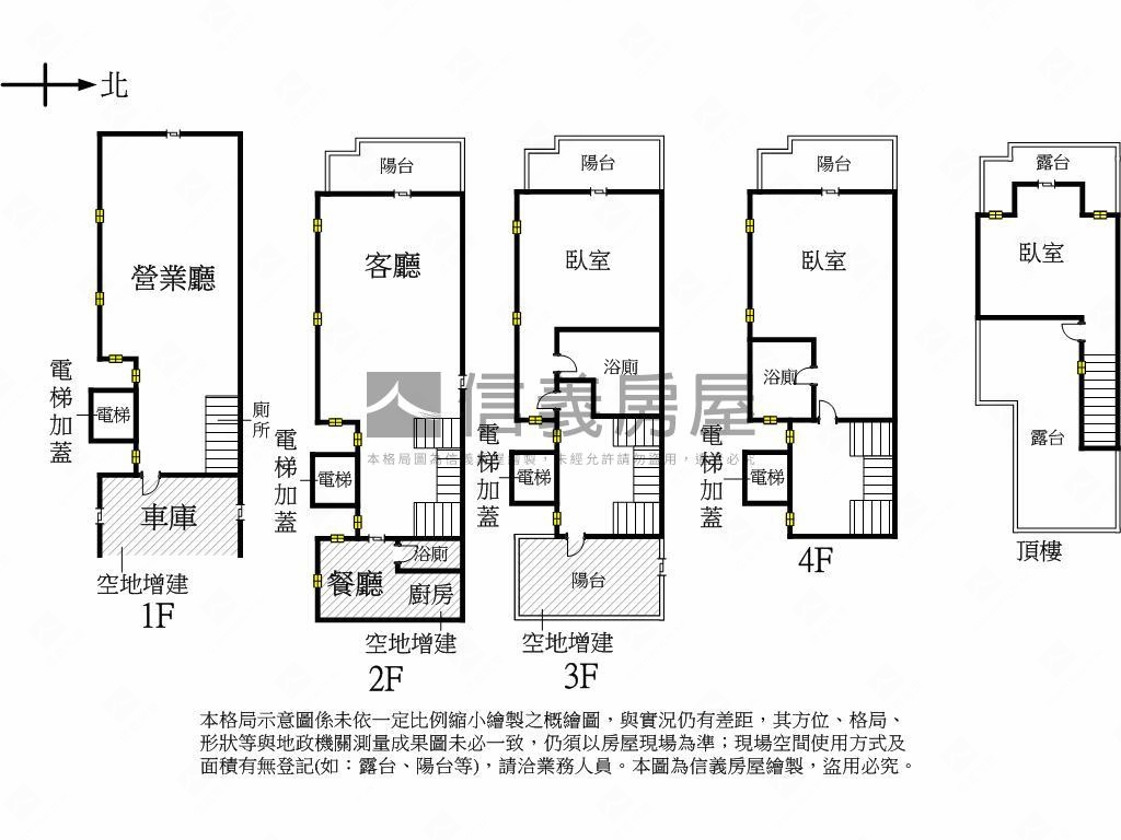 美濃歐風城堡透天店面１房屋室內格局與周邊環境