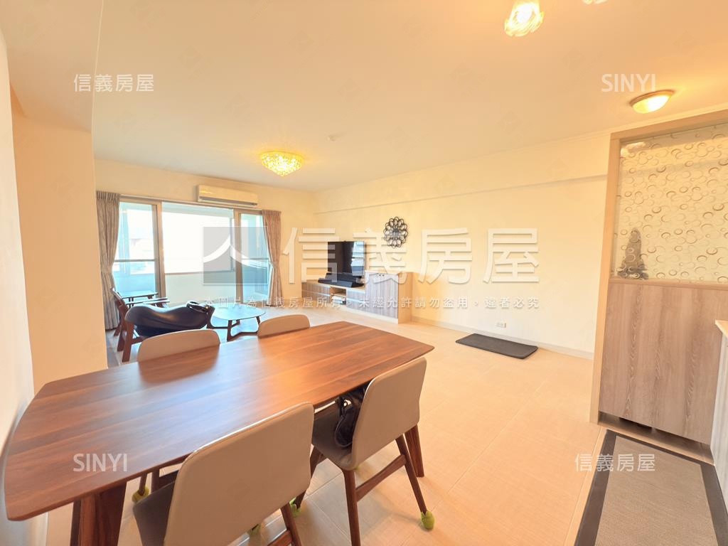 景觀無印風格電梯３房房屋室內格局與周邊環境