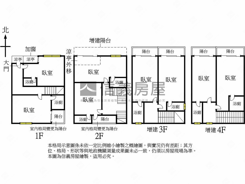學士路活路收租獨洗曬透天房屋室內格局與周邊環境