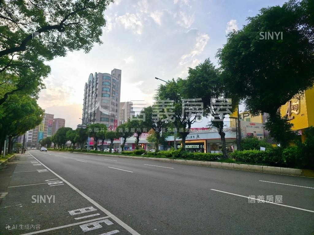 經國路綠園道大面寬金店面房屋室內格局與周邊環境