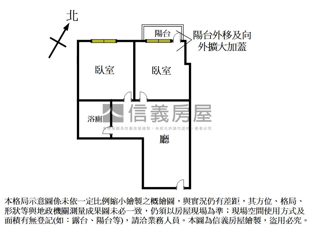 溫泉養生美兩房房屋室內格局與周邊環境