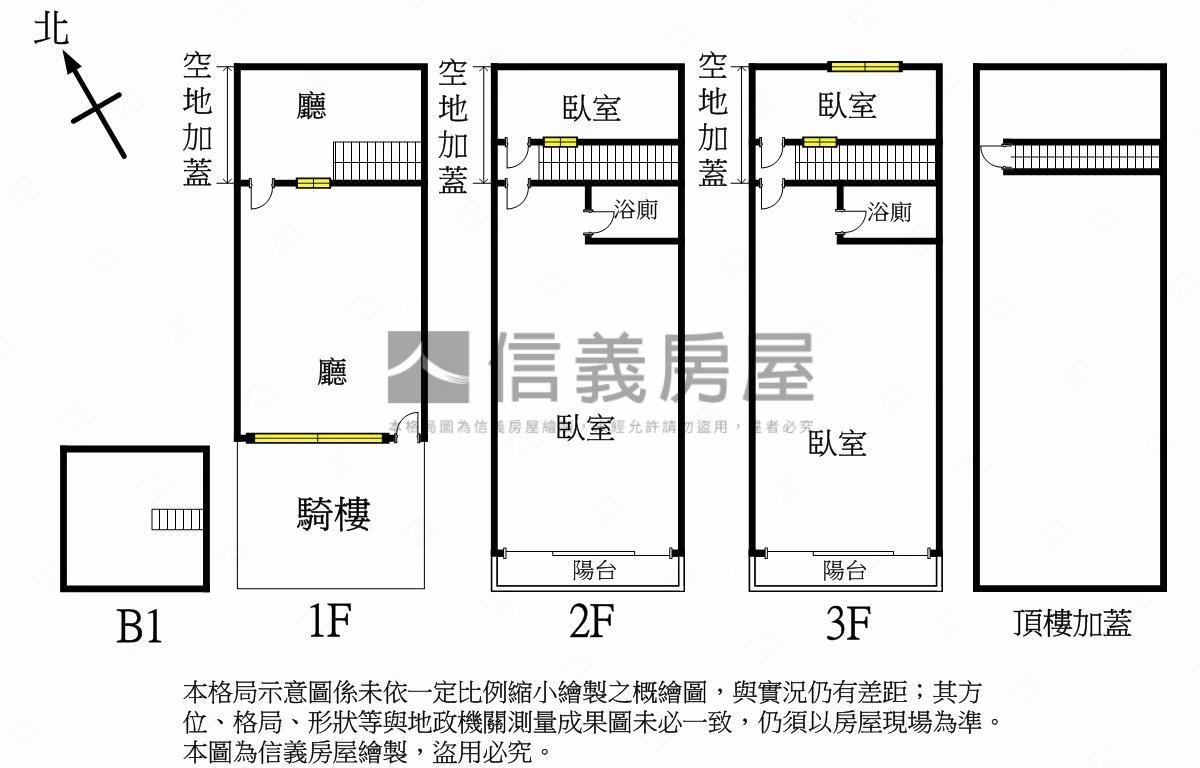 西區文創透天店面房屋室內格局與周邊環境