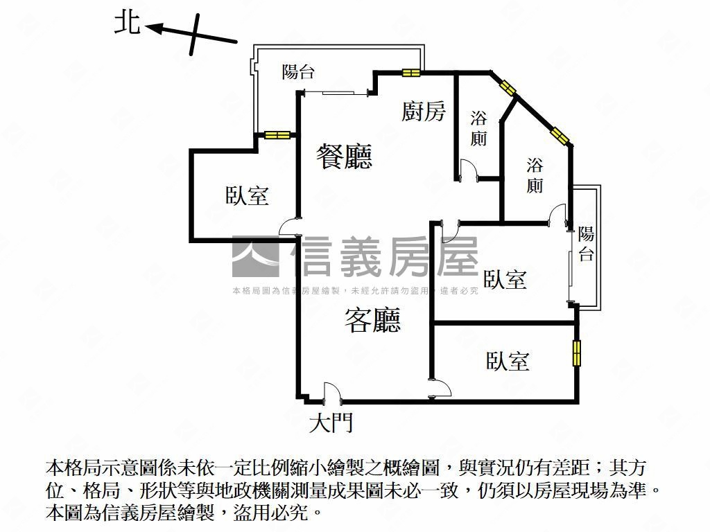 近文化中心康澤三房平車房屋室內格局與周邊環境