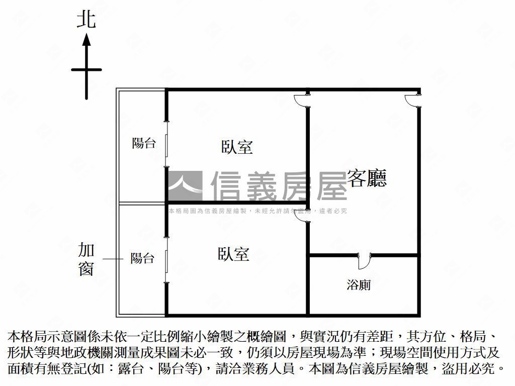 北區．美麗園道高樓美兩房房屋室內格局與周邊環境