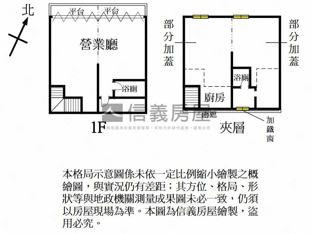 中壢華勛雙併大面寬店面房屋室內格局與周邊環境