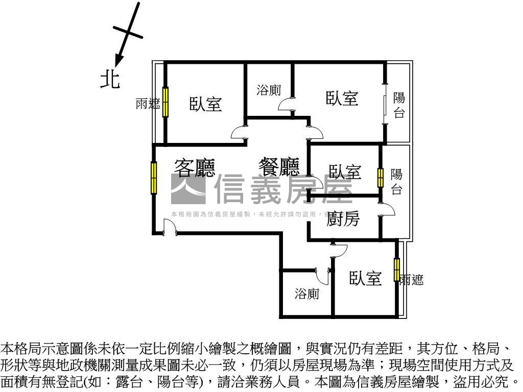 近美術館全新裝潢四房平車房屋室內格局與周邊環境