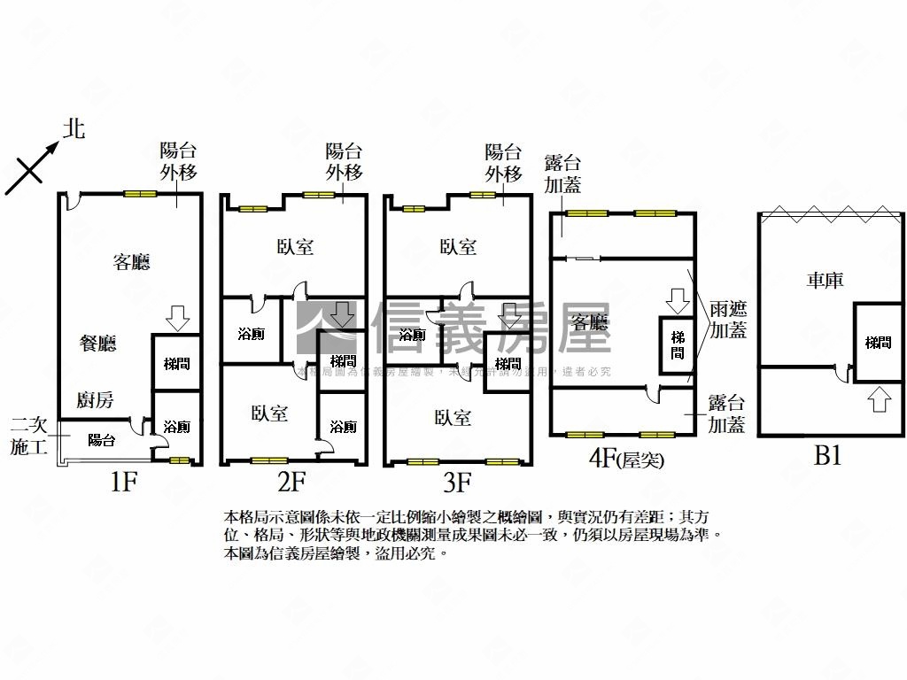 海山贊捷運稀有社區透天房屋室內格局與周邊環境