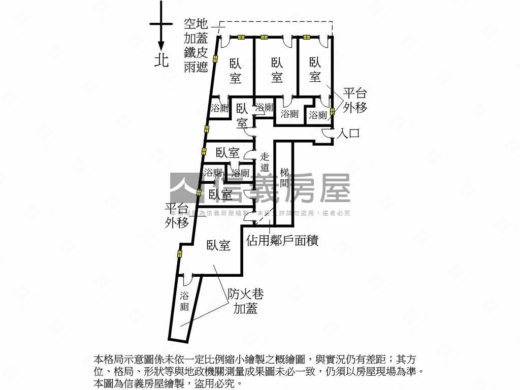 康樂一樓收租靜巷美邸房屋室內格局與周邊環境