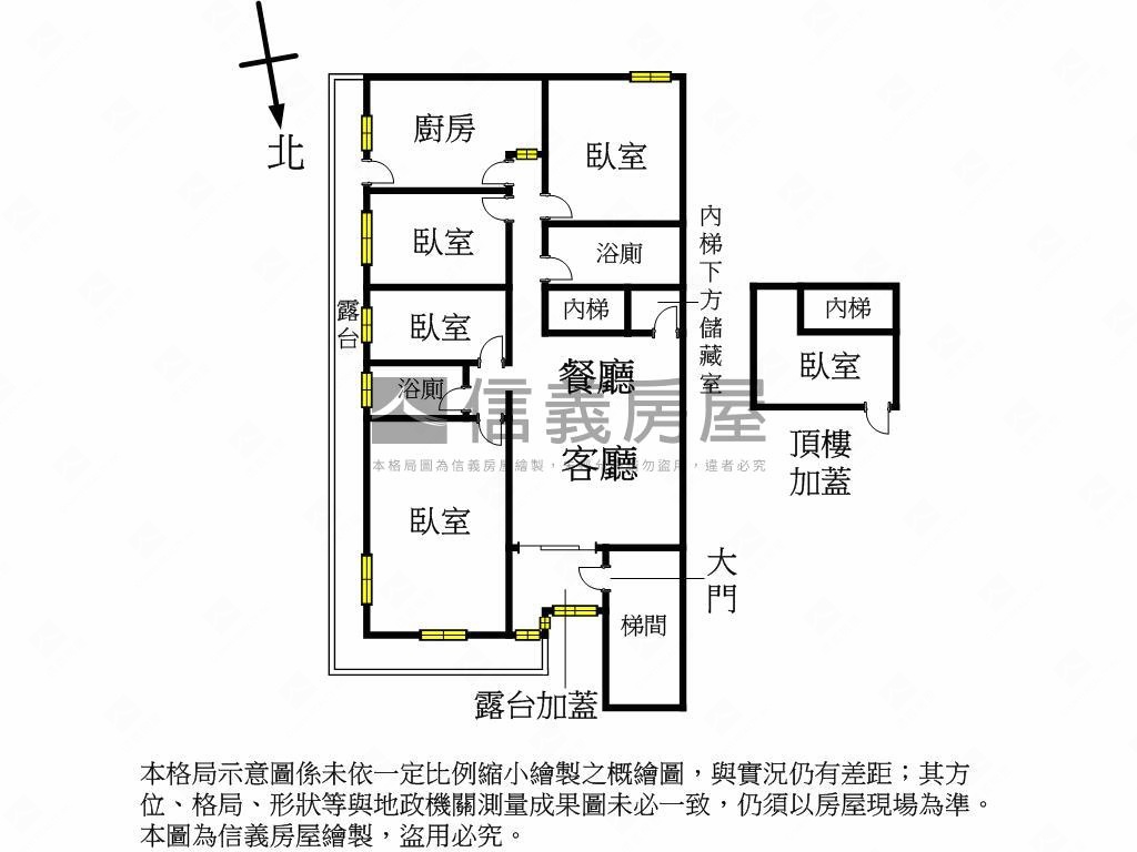 青田官巷學區邊間四房房屋室內格局與周邊環境