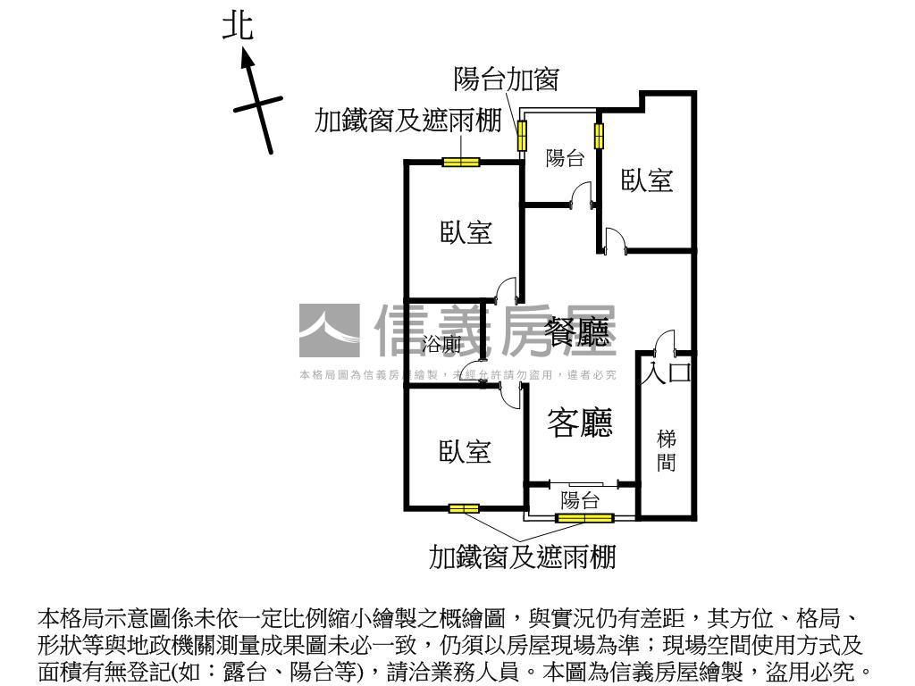 政大指南公寓２樓房屋室內格局與周邊環境