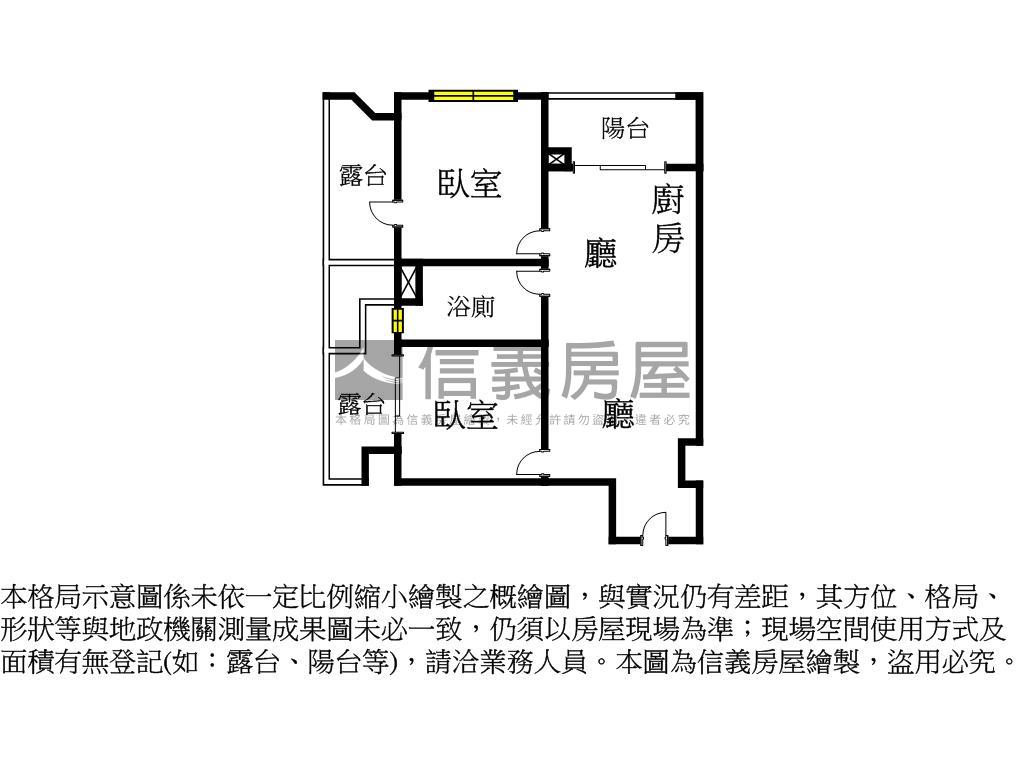嘉潤一御Ａ棟３樓露台戶房屋室內格局與周邊環境