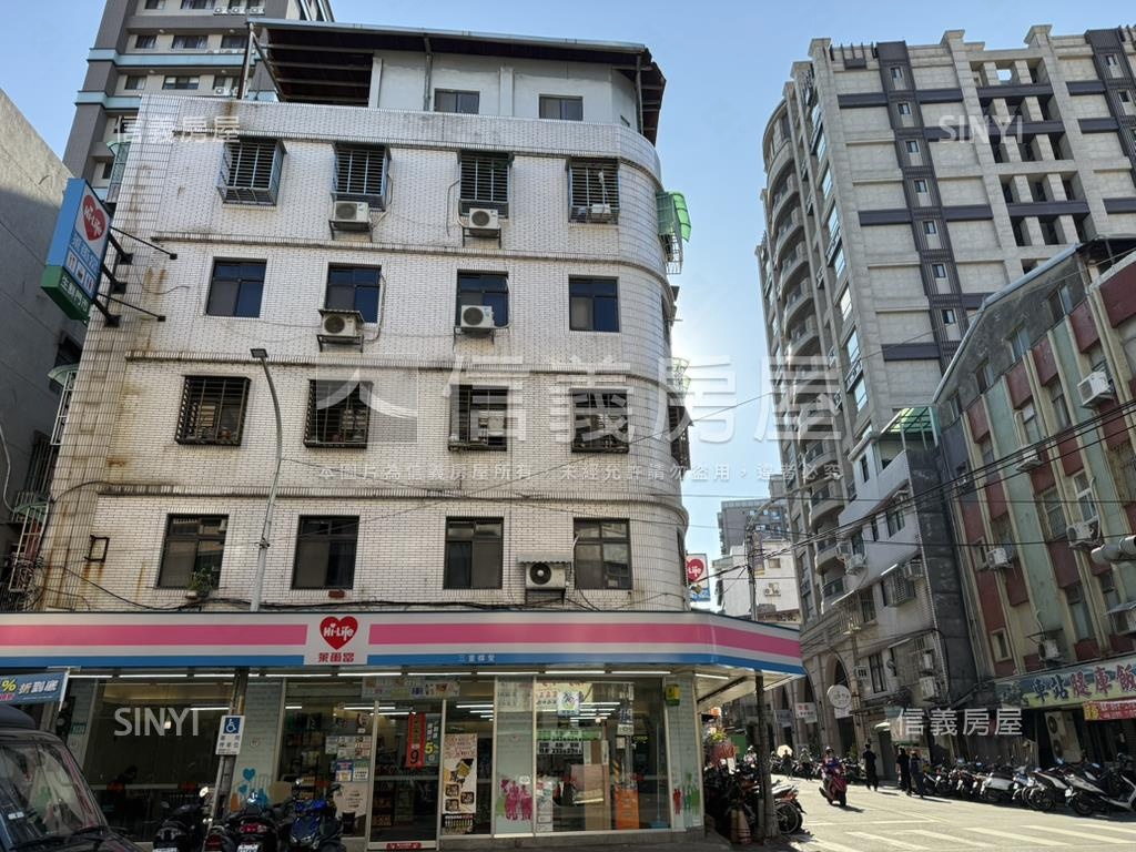 正馬路三面採光頂加公寓房屋室內格局與周邊環境