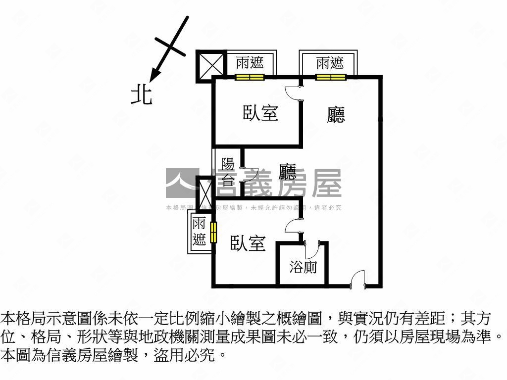 未來馥優雅兩房平面車位房屋室內格局與周邊環境