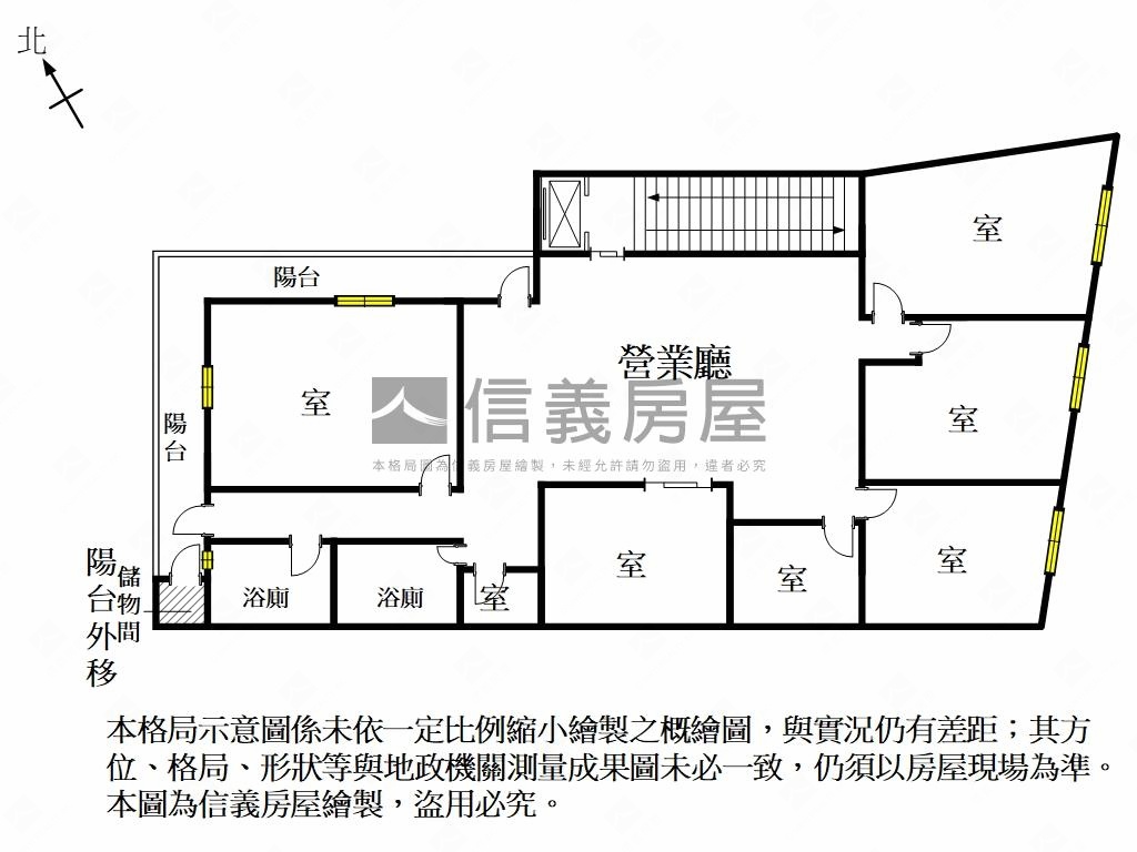 正西門路面寬店霸Ｂ房屋室內格局與周邊環境