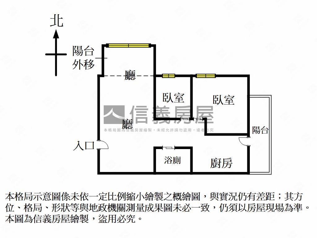 麗晶最上境質感裝潢兩房房屋室內格局與周邊環境