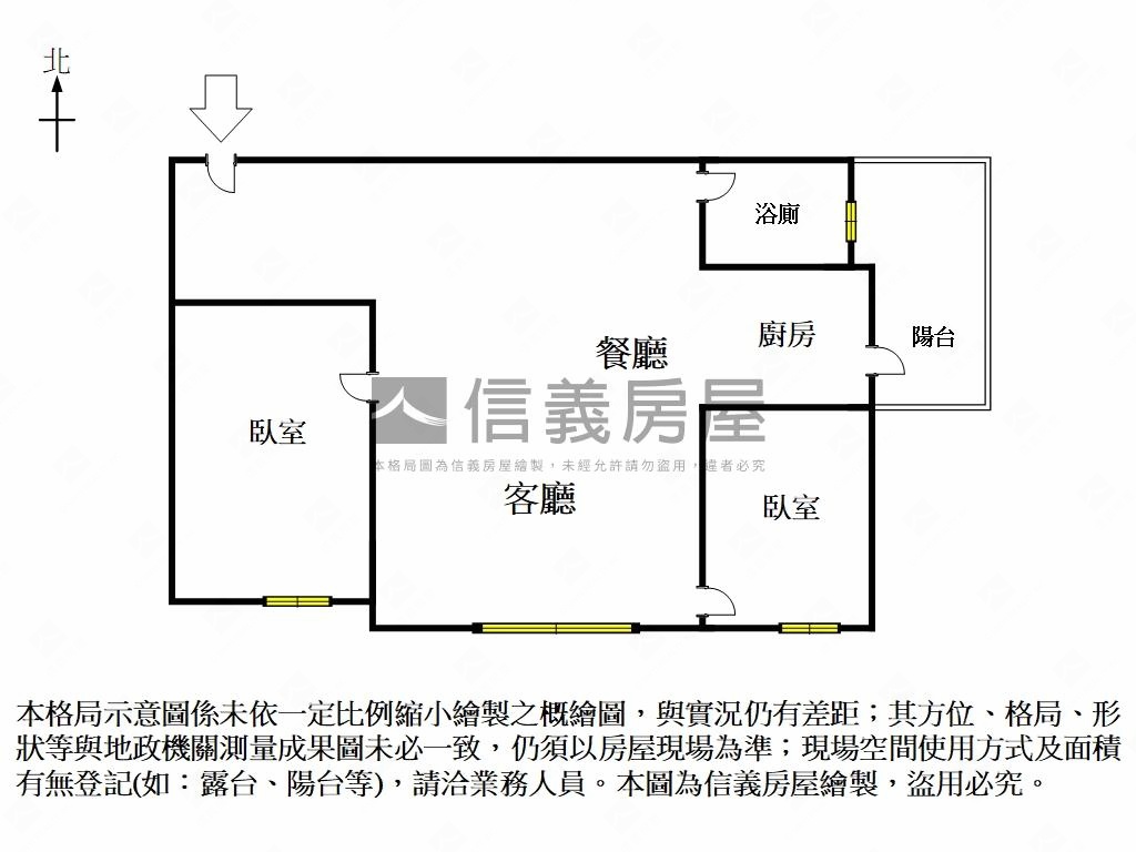 昕願景高樓層朝南兩房平車房屋室內格局與周邊環境