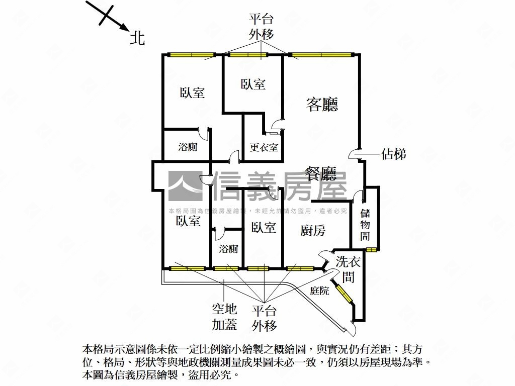 大大幸福華廈有車位房屋室內格局與周邊環境