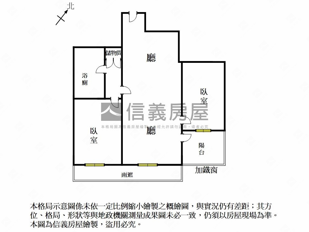 世紀之門｜次頂２房平移車房屋室內格局與周邊環境
