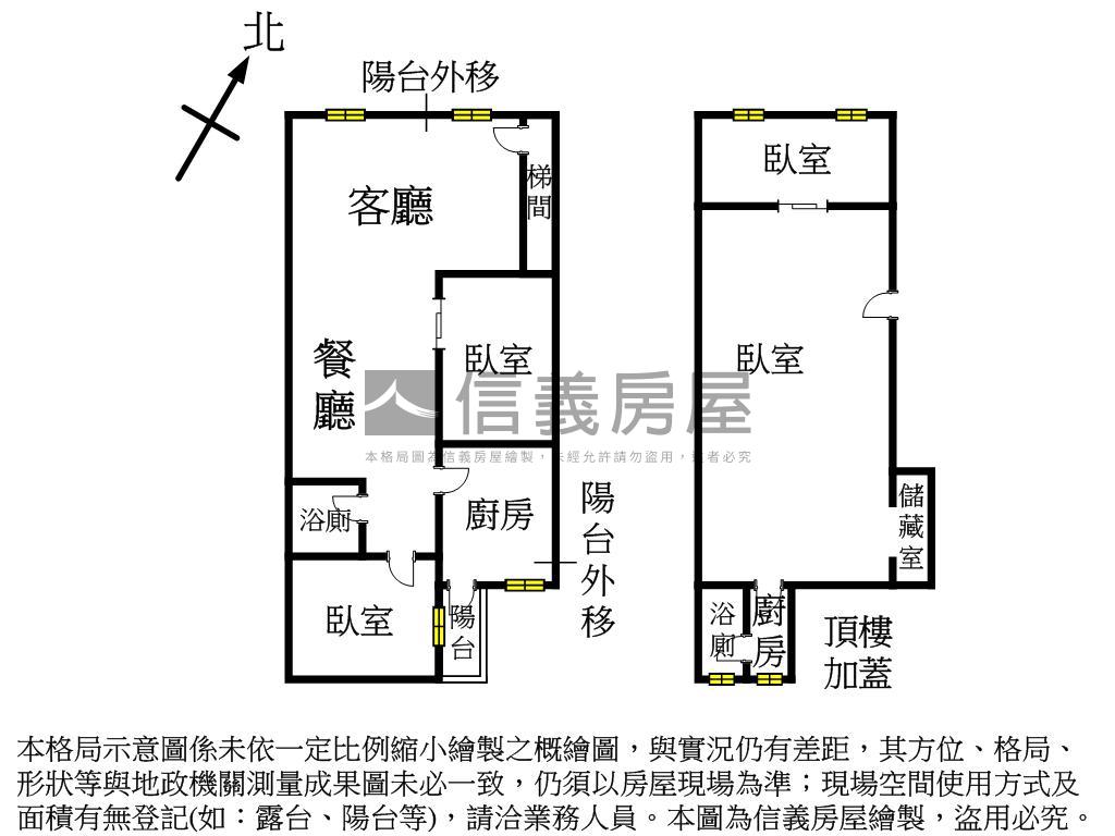 大同街必看樹景頂加房屋室內格局與周邊環境