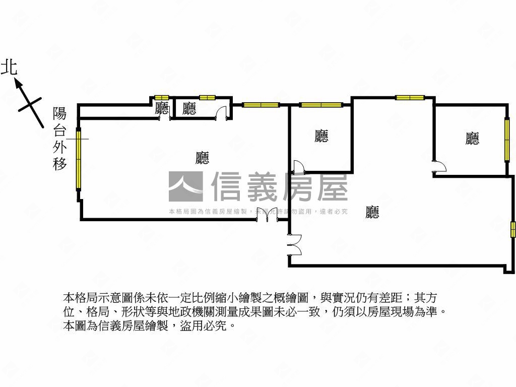 自由路黃金辦公室ＡＢ房屋室內格局與周邊環境